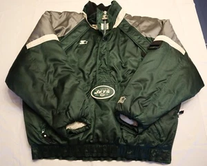New York Jets Starter NFL Pro Line Half Zip Large Puffer Pullover - Picture 1 of 16