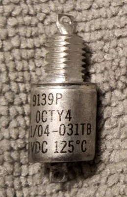 NEW SPRAGUE MIL SPEC M28861/04-031TB EMI FEEDTHROUGH FILTER 3A 70VDC 125 DEG C - Image 1 of 4