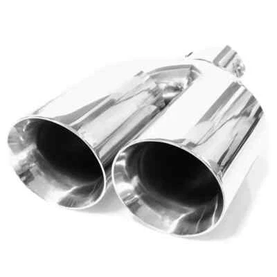 Exhaust Tip Trim Pipe Tail Double For Suzuki Grand Vitara Jimny Liana Swift - Image 1 of 4