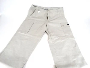 INDOVINA? Pantaloni cargo CHINOS 100% cotone stile # M0375008 kaki 38x30 - Foto 1 di 5