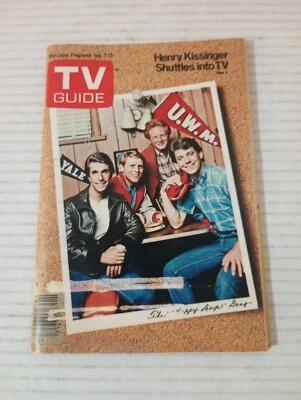 TV Guide January 7 1978 Utah Idaho Ed Henry Kissinger Anson Williams Happy Days - Image 1 of 4