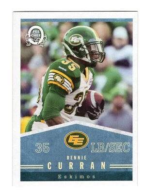 2014 OPC CFL Rennie Curran Card #16 Edmonton Eskimos Georgia - Image 1 of 2