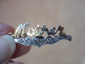 Vintage Australian 9ct RODD Mother Brooch Nice Detailing - Picture 1 of 15