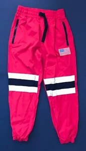 Mens Red Windbreaker Jogger Pants Small Athletic Wear Gorp Norm Core Sports - Picture 1 of 4