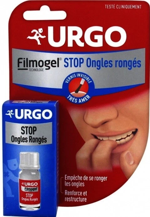 Urgo Stop Bitten Nails sehr bitteres Fell verhindert das Beißen Ihrer Nägel 9 ml
