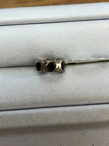 January Red Sterling Silver Reflection Charm Bracelet Bead 147754S - Picture 1 of 3