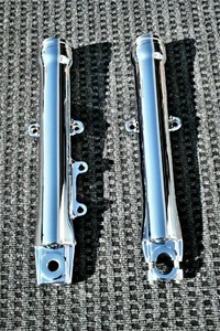 Harley Davidson Softail Standard 2000-06 Chrome Lower Slider Fork Legs Outright - Picture 1 of 12