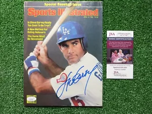 STEVE GARVEY SIGNED LOS ANGELES DODGERS SPORTS ILLUSTRATED MAGAZINE JSA COA - Picture 1 of 4