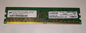Crucial 1GB CT12864AA53E.16FB PC2-4200-444 DDR2-533MHz - CL4 Memory Module - Picture 1 of 2