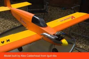 Kamco Kavalier -RC Sports Aerobatic Model Aircraft- Laser-cut Balsa Wing RIB SET - Picture 1 of 6