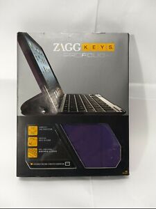 Zagg keys Profolio - IPad Protector With Keyboard- Purple
