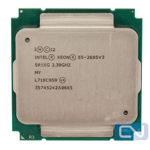 Intel Xeon E5-2695 v3 2.3GHz 35MB 14 Core 9.6 GT/s SR1XG LGA2011-3 B Grade CPU - Picture 1 of 6