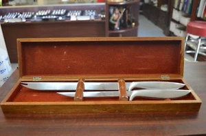 Gerber Legendary Blades 2 Pc Carving Set Snickersnee WOOD CASE  - Picture 1 of 8