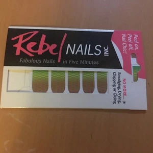Rebel Nails futuristic graphic print nail stickers BN nail art accessories - Picture 1 of 3