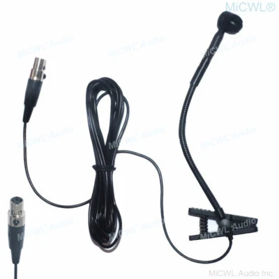 Gooseneck Instrument Microphone for Shure BeltPack Transmitter TA4F mini ozinho - Image 1 of 3