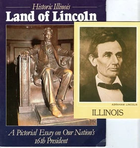 POLITIK BROSCHÜRE (19XX) Historisches Illinois Land Of Lincoln + Postkarte - Bild 1 von 1