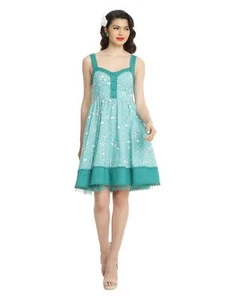 Disney La Sirenita Ariel Vestido sin mangas pinup de tema candente (talla grande) - Imagen 1 de 3