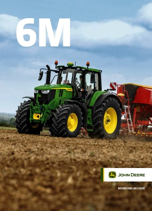 2025 MY John Deere 6M 11 / 2024 tractor brochure catalogue - Image 1 of 1