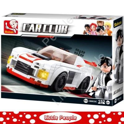 Sluban Compatible Building Blocks CAR CLUB Knight Racing Car - Image 1 of 2