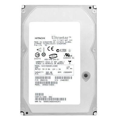 Hard Drive Hitachi HUS153030VLS300 15K300 300GB 15 000Rpm SAS 3.5" Inch - Image 1 of 4