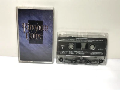 KINGDOM COME S/T DEBUT Cassette Tape OG 1988 Heavy Metal Polydor - Image 1 of 2