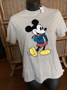 Disney Kids Short Sleeve Mickey Mouse T-Shirt Size XL Light Blue From Gap - Picture 1 of 9