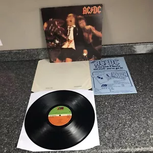 LP VINYL AC/DC IF YOU WANT BLOOD K 50532 1ST PRESS RARE MERCHANDISE SHEET EX/EX - Picture 1 of 15