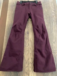 VOLCOM Women's SPECIES STRETCH Snow Pants - Burgundy- Small - NWT - Picture 1 of 7
