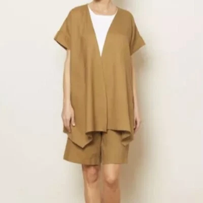 Masai Women Linen Beige Wrap Jacket Size M - Image 1 of 4