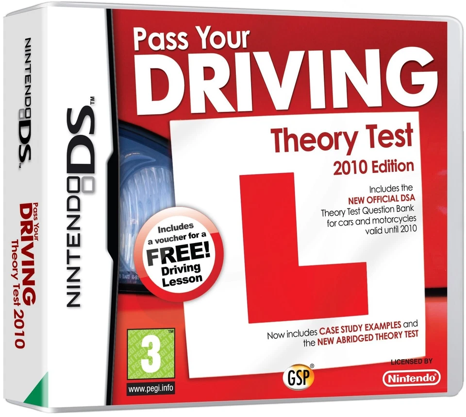 PASS YOUR DRIVING THEORY TEST 2010 EDITION - NINTENDO DS - FAST DISPATCH & DELIV - Image 1 of 1