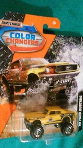 MATCHBOX FARBWECHSLER '68 FORD MUSTANG GELB (BRANDNEU WERKSEITIG VERSIEGELT) - Bild 1 von 3