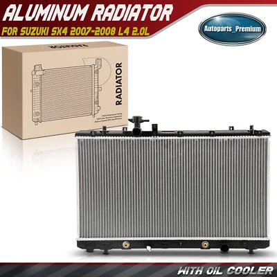 New Radiator with Oil Cooler for Suzuki	SX4	2007-2009 L4 2.0L Automatic Trans. - image 1 of 4