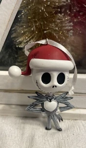 Hallmark Disney's Jack Skeleton Nightmare Before Christmas Ornament Santa Hat - Picture 1 of 5