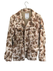 VISVIM Jacket Camouflage Pattern men Size 1 Cotton Linen Beige - Picture 1 of 6