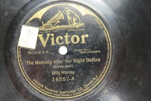 Billy Murray - VICTOR 16557 - The Morning After the Night Before & Darky School - Picture 1 of 2
