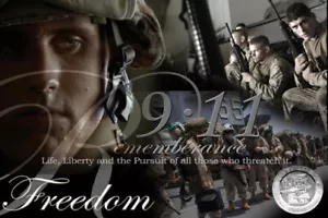 Operation Enduring Freedom 9-11 Rememberance USS Enterprise 8" x 12" Foto - Bild 1 von 1