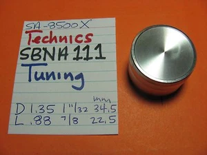 📈TECHNICS SBNA111 TUNING KNOB SA-8500X QUAD STEREO RECEIVER - Picture 1 of 3