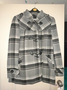 f&f checked coat