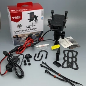 RAM MOUNTS TOUGH CHARGE X-GRIP HALTERUNG SCHWARZ IPHONE 11 / X / XS / XR / - Bild 1 von 4