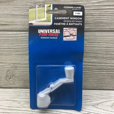 Universal Diecast White Folding Crank Handle for Casement Windows - Image 1 of 3