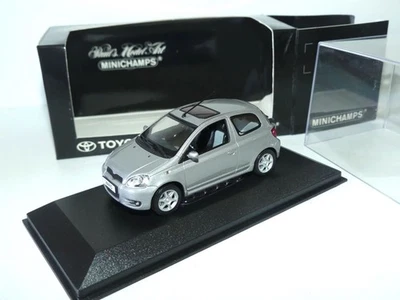 TOYOTA YARIS I PHASE 1 3 Porte 2001 Gris MINICHAMPS 1:43 - Photo 1/2