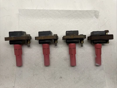 GENUINE OEM 2002 2003 Subaru Impreza WRX 4PC Ignition Coils FK0140 22433-AA421 - Image 1 of 4