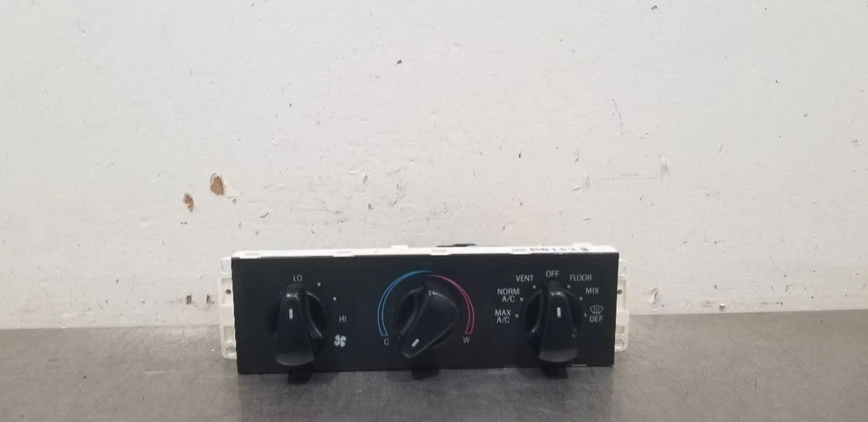 1995 FORD F250 SUPER DUTY AC TEMPERATURE CLIMATE HVAC CONTROL PANEL - Image 1 of 4