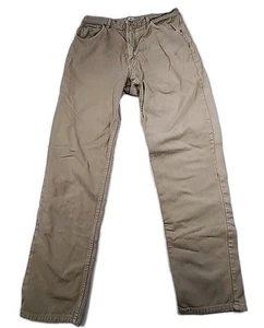 Jeans Calvin Klein vintage anni 90 made in USA marrone kaki taglia 34x34 - Foto 1 di 10