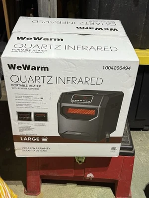 NEW Comfort Zone HT1013US- Digital Infrared Quartz Cabinet Space Heater-1,500 WA - Image 1 of 4