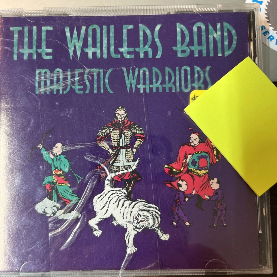 THE WAILERS BAND - Majestic Warriors Promo CD 1991 Tabu Records Reggae Foto 1 de 1