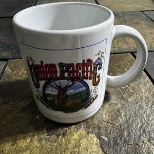Union Pacific RR With Buck Deer Train Railroad 12 oz Collectible Coffee Mug - Picture 1 of 6