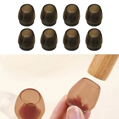 Chair Leg Protectors Chair Leg Pads For Dining Room Quiet Chair Movement - Image 1 of 4