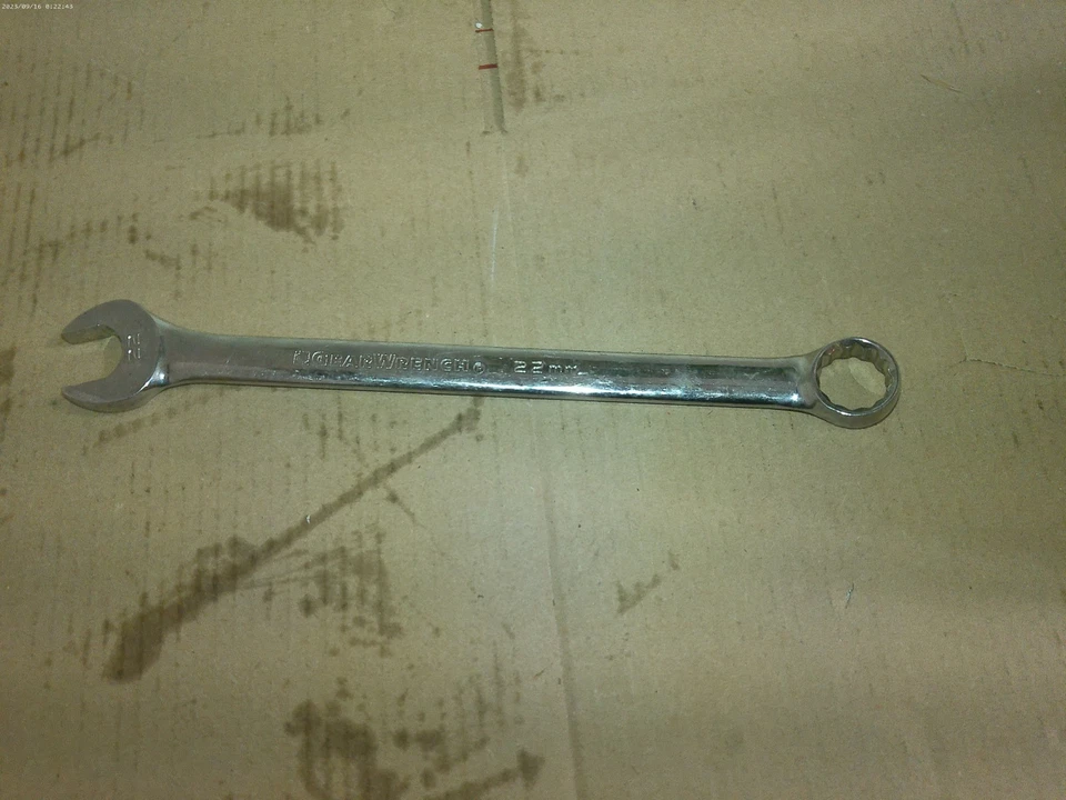 LLAVE DE ENGRANAJES 81679 PATRÓN LARGO 22MM CROMO PULIDO LLAVE COMBINADA 12 PT Foto 1 de 1