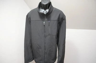 Chaqueta softshell polar negra Calvin Klein invierno otoño cremallera completa para hombre talla 3XL Foto 1 de 4